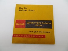 Kodak No. IA Skylight Filter - Wratten Gelatin Filter 2 in 5.1cm Square