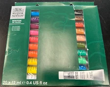 Winton Oil Color Paint Set - 20 Essential Colors in 12ml Tubes NEW