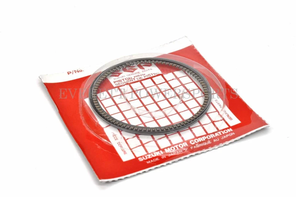 Juego de anillos de pistón DR350 todos 90-99 OEM tamaño estándar genuino Suzuki #D101 Foto 2 de 3
