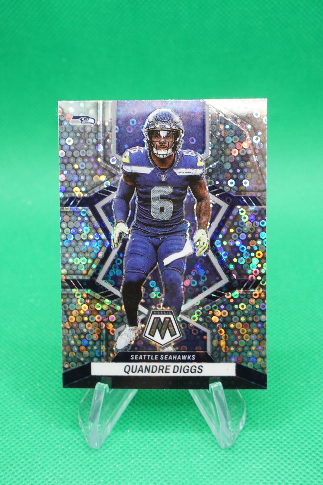 2022 Mosaic Base Mosaic No Huddle Silver #173 Quandre Diggs CS5