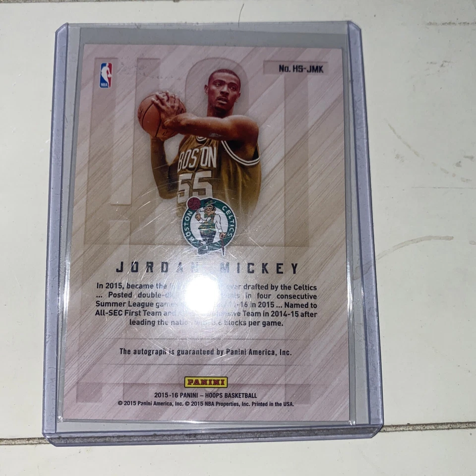2015-16 帕尼 NBA Hoops 热门签名 乔丹 米奇 HS-JMK 新秀 签名 RC 0301 — 第 2/2 张图片