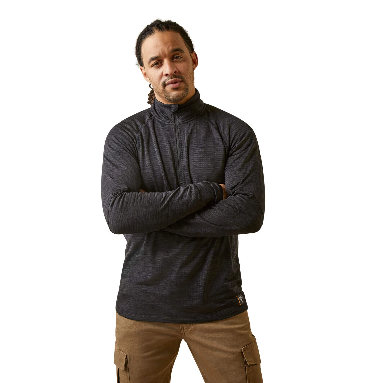 Ariat Rebar Gridwork Baselayer 1/4 Zip T-Shirt XL/2XL/3XL/4XL