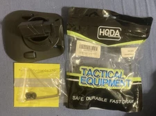 Handcuff Holster Fit Hinged Chain Folding Rigid Cuff Case Holder Nib New