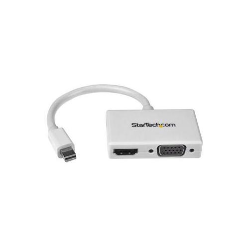 MDP2HDVGAW STARTECH Adaptador Mini Displayport-Hdmi/VGA Blanco - Imagen 1 de 2