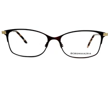 BCBG MAXAZRIA Anita Wine Womens Semi Cat Eye Eyeglasses 54-16-135 H13649
