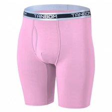 Men's Bamboo Fiber Sports Boxers - Breathable Lengthened Underwear by ZONBAILON