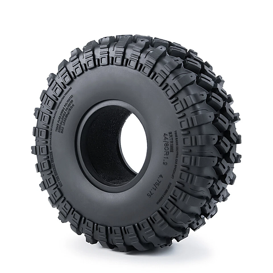 1.9" / 2.2" Gummireifen Radreifen -Für RC 1/10 Axial TRX-4 SCX10 D90 Crawler Car - Bild 4 von 4