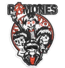 RAMONES - 1970's PUNK BAND LEGENDS - NY - Embroidered Iron/Sew-On Patch