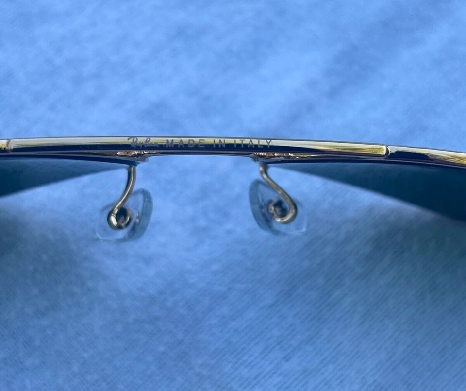 Gafas de sol Ray Ban Aviator RB3025 marco dorado lentes espejadas naranja 58 mm Foto 4 de 4