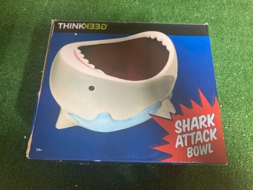 ThinkGeek Shark Attack Bowl 2017 In Box never Used 