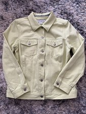 Real clothes denim jacket Womens size 10 Lime...