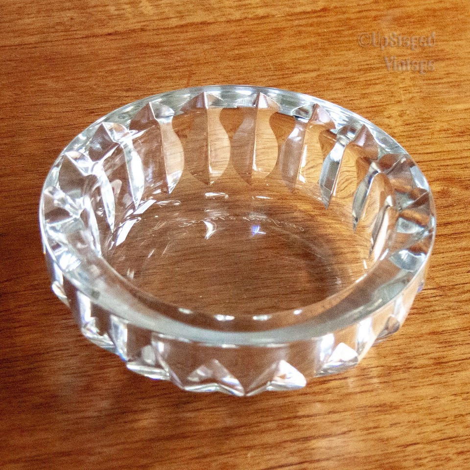 ORREFORS Sweden Ashtray/Bowl Vintage Art Glass Signed Sven Palmqvist