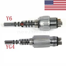 KAVO Style Dental LED Fiber Optic handpiece Multiflex Lux coupler 6H/4H USA