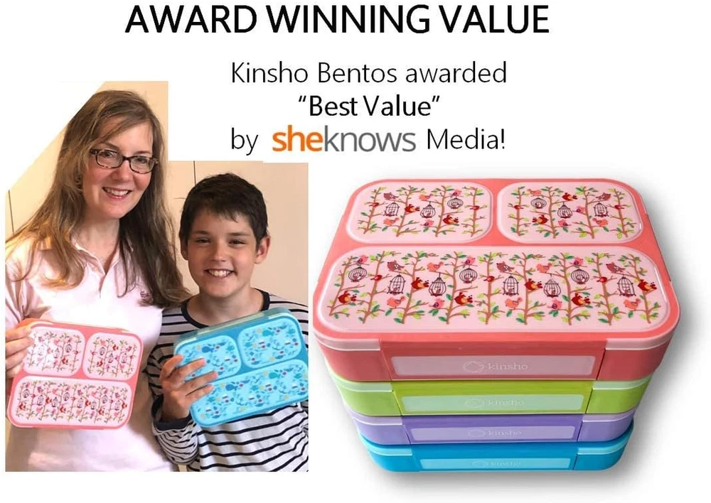 Bento Box for Kids Lunch-Boxes for Girls Boys | Snack Containers for Toddlers Pr