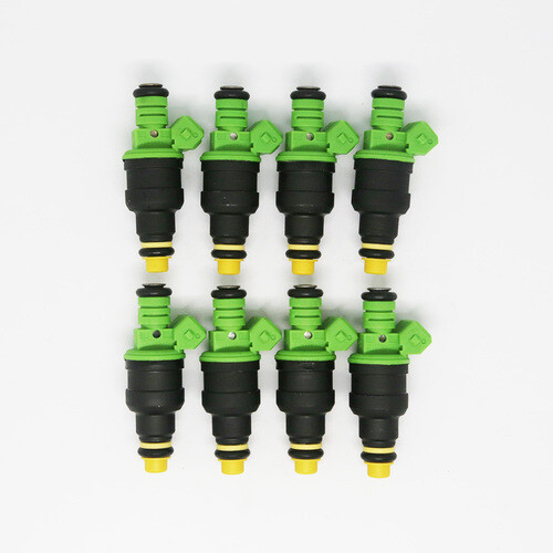 Set (8) Fuel Injectors 42lb 440cc EV1 For GM LT1 LS1 LS6 Ford Mustang SOHC DOHC - Picture 2 of 6