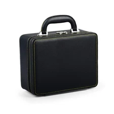 Oirlv Black Luxury Leather Travel Jewelry Box Jewelry Storage Case Jewelry Su...