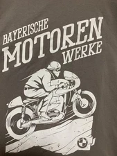BMW MOTORRAD Genuine T-Shirt L Size Gray Turkish Made