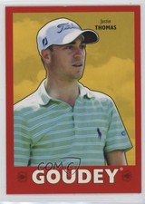2016 Upper Deck Goodwin Champions Goudey Royal Red Justin Thomas #14 oh8