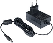 Poppstar Bloc d‘alimentation AC DC, Adaptateur secteur 12V 2A (fiche pour l'UE,