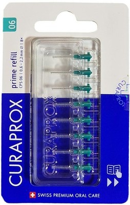  Curaprox Interdentalbürsten CPS 06 türkis - Prime refill Zahnzwischenraumbürste