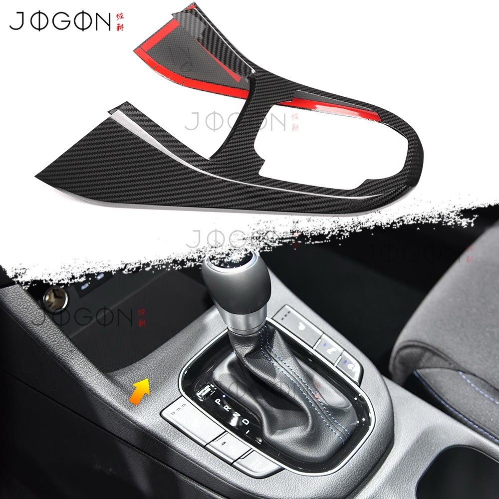 i30 N Real Carbon Fiber Console Gear Shifter Panel Trim For Hyundai N i30N 2018+