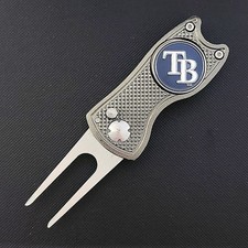 MLB Tampa Bay Rays Switchblade Divot Repair Tool 2-Sided Golf Ball Marker