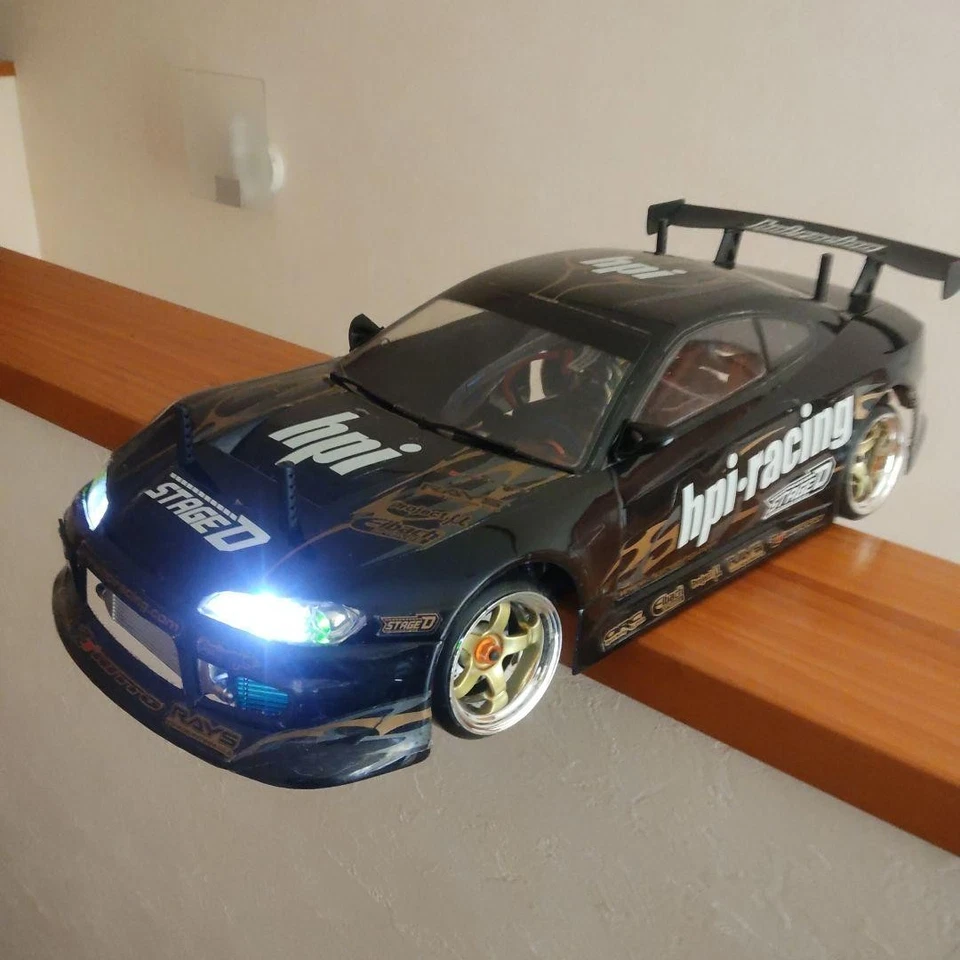 HPI PRO-D 4WD Drift RC Chassis with Silvia S15 Body AS-IS - Image 4 of 4