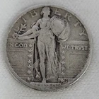 1920 S Standing Liberty Quarter in VG Condition (Some Damage on Reverse)