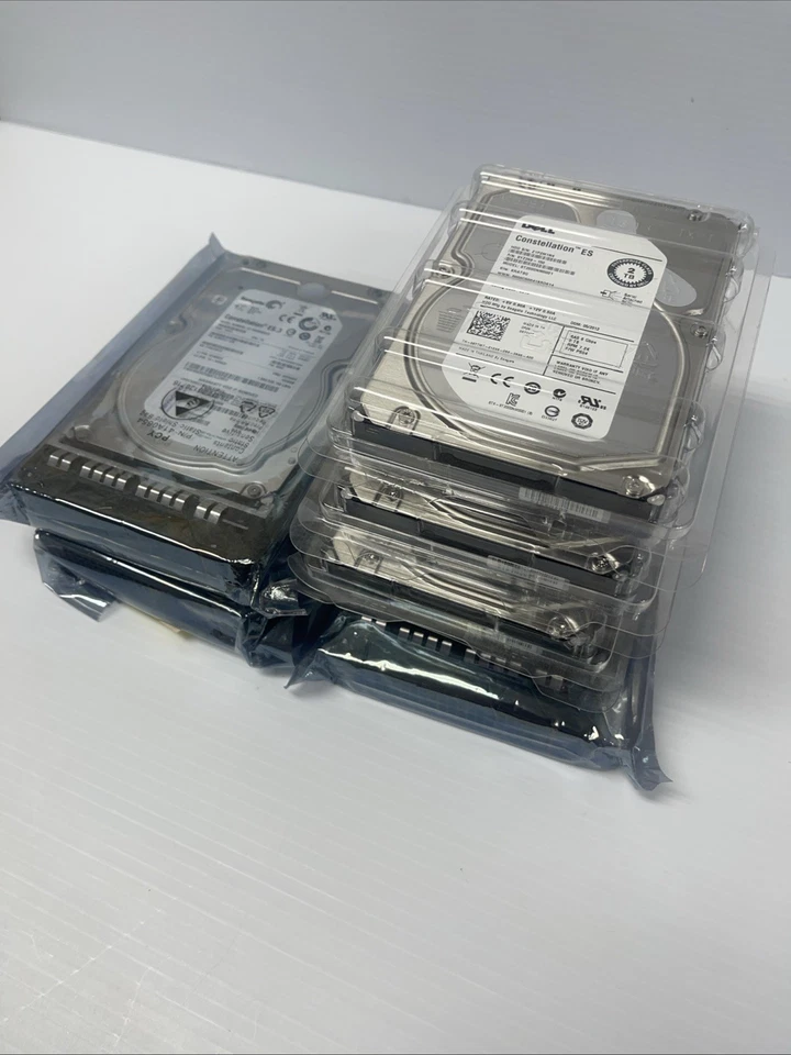 Lot of 6  7.2K RPM 64MB CACHE 6Gb/s SAS 3.5" HDD Read*** 2 tb and 1 tb - Image 4 of 4