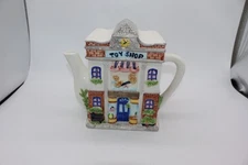 Starite Ceramic Toy Shop Tea Pot Cookie Jar Snack Canister 7" Tall