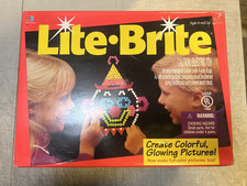 Milton Bradley Lite Brite Light Bright Toy with Box