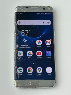 Samsung Galaxy S7 edge - 32 GB (Silver Titanium) Unlocked