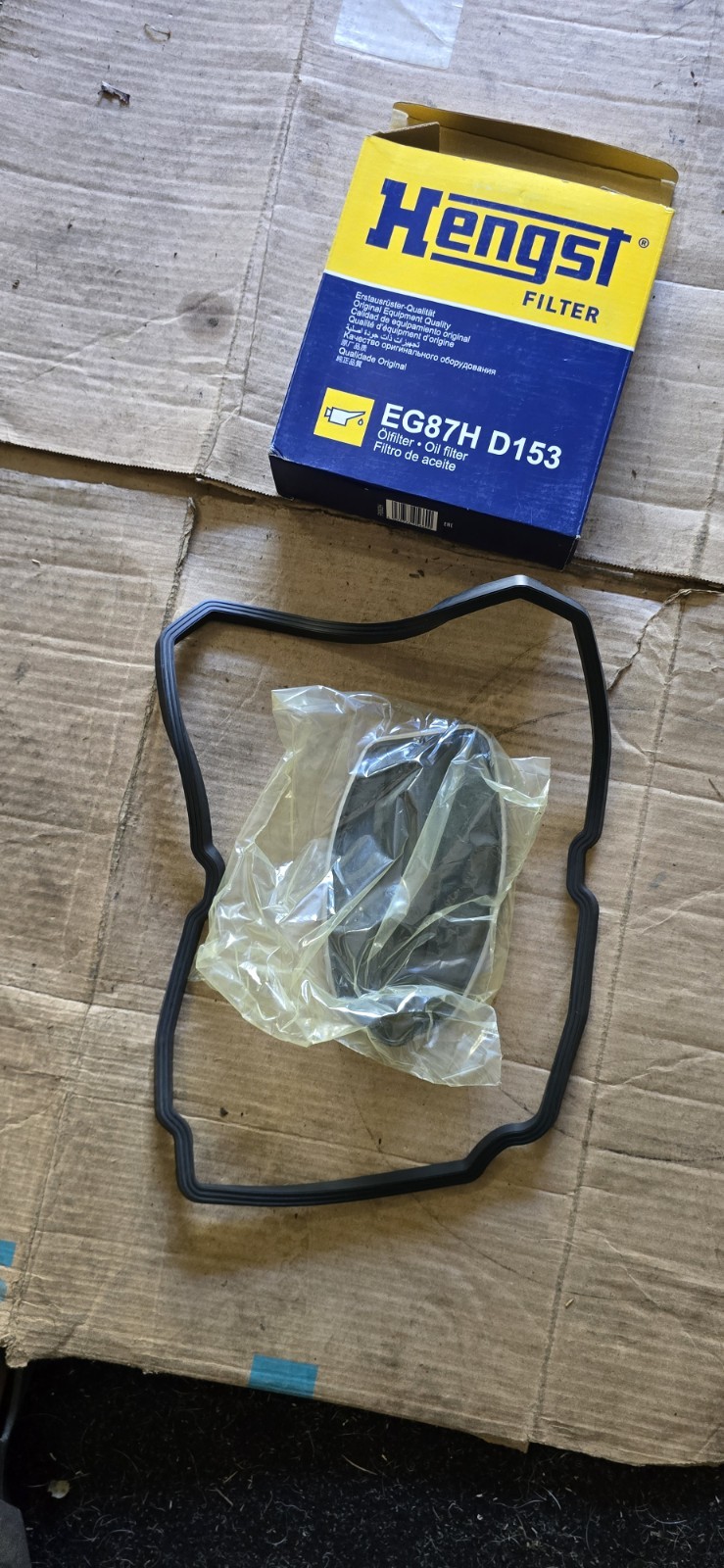 Hengst EG87HD153 Oil Filter  Cartridge