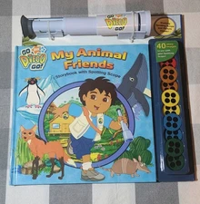 Go Diego Go Nick Jr Story Book with Spotting Scope My Animal Friends Hardcover