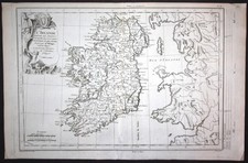 Ireland Ireland Philippe de Pretot map map copper engraving copperplate 1787