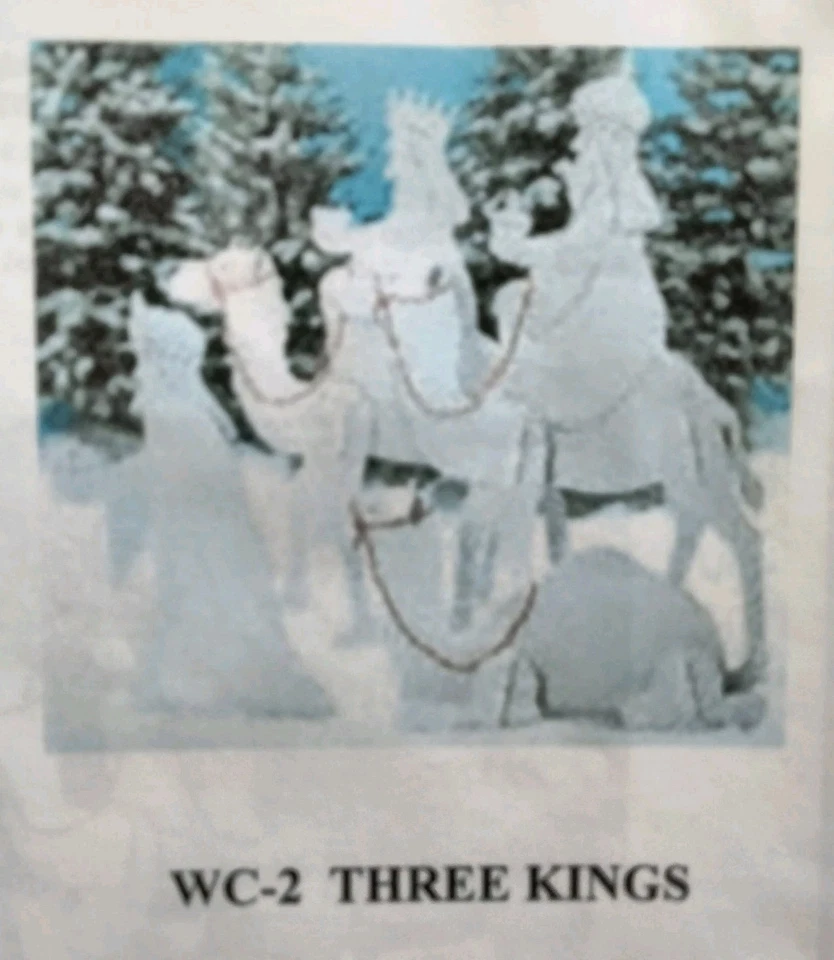 Full Size Woodcraft Patterns Christmas Nativity Three Kings Angels Camels Star - Image 4 of 4