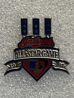 Cleveland Indians 1997 All Star Game Press Pin Without Case