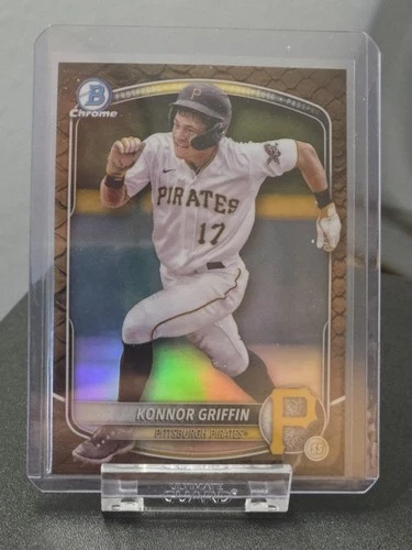 2025 Bowman - Chrome Prospects Konnor Griffin #BCP-86 Reptilian Refractor (RC)