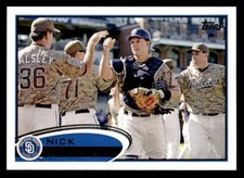 2012 Topps  Nick Hundley #312 San Diego Padres Baseball Card