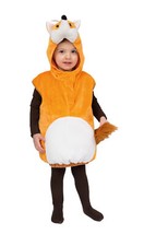 Kostüm Kinder Weste Fasching Fuchs 104/110 für 3-5 Jahre Karneval od. 116/128