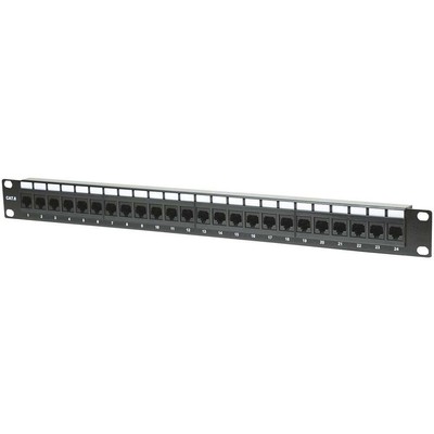 Intellinet 520959 24 Port Netzwerk-Patchpanel 483 mm (19) CAT 6 1 HE Bestückt