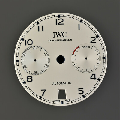  IWC Zifferblatt TOP DIAL Portugieser Automatic 42 Steel White 7 Days IW50070