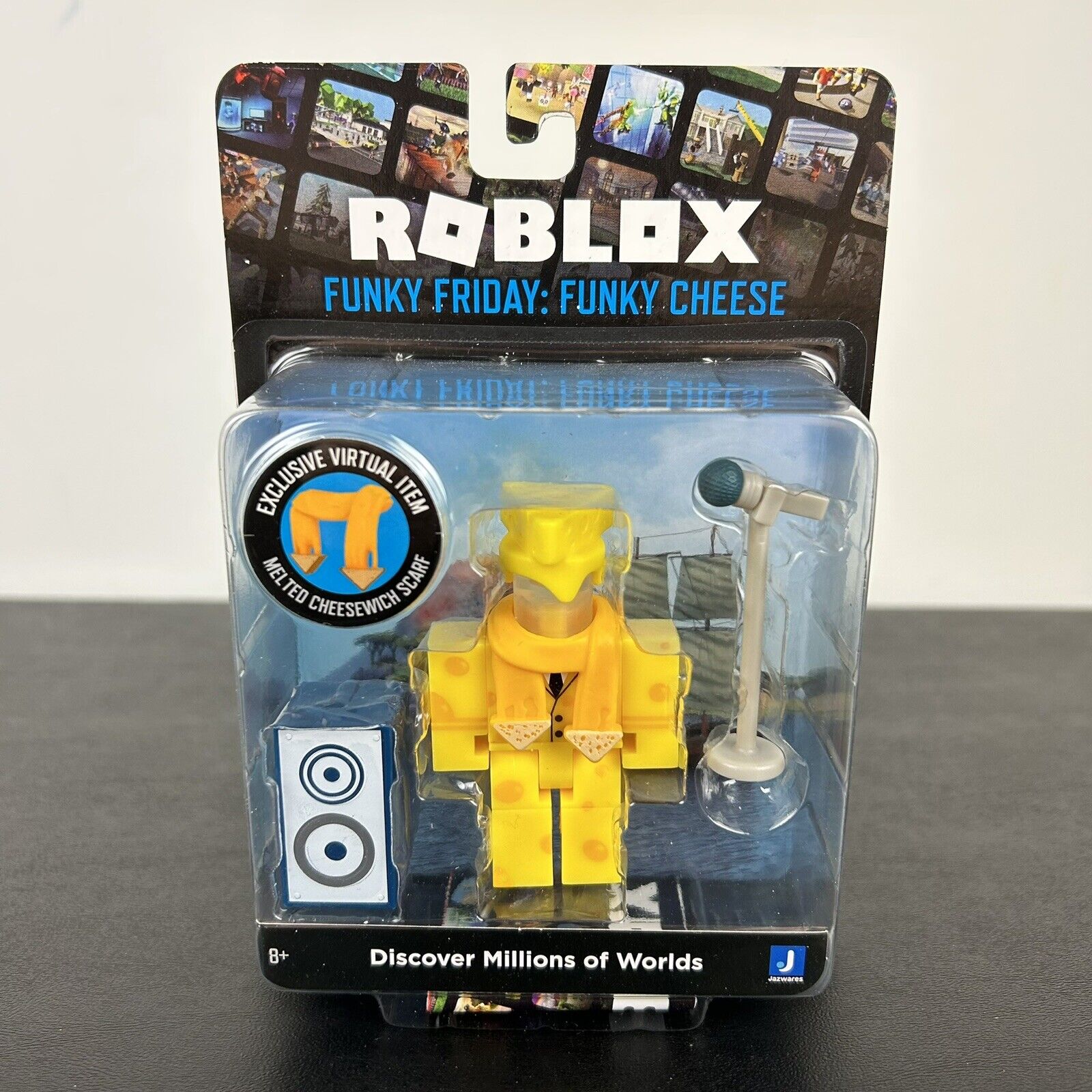 ROBLOX Funky Friday Cheese Figure Video Game Code App Boys Toys NEW NIP