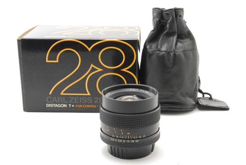【NEAR MINT w/Box】Contax Carl Zeiss Distagon T* 28mm f/2.8 AEJ C/Y Lens JAPAN