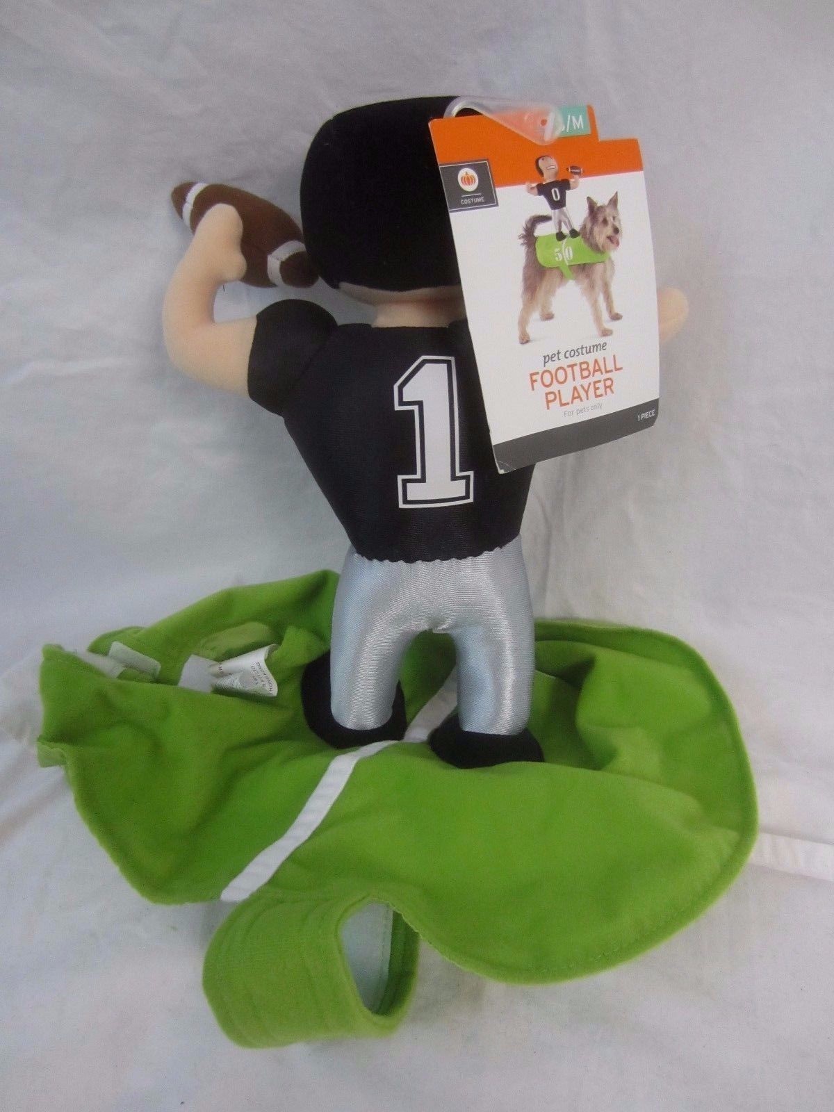 Football Player Dog Pet Halloween Game Day Costume Size S/M (up to 50