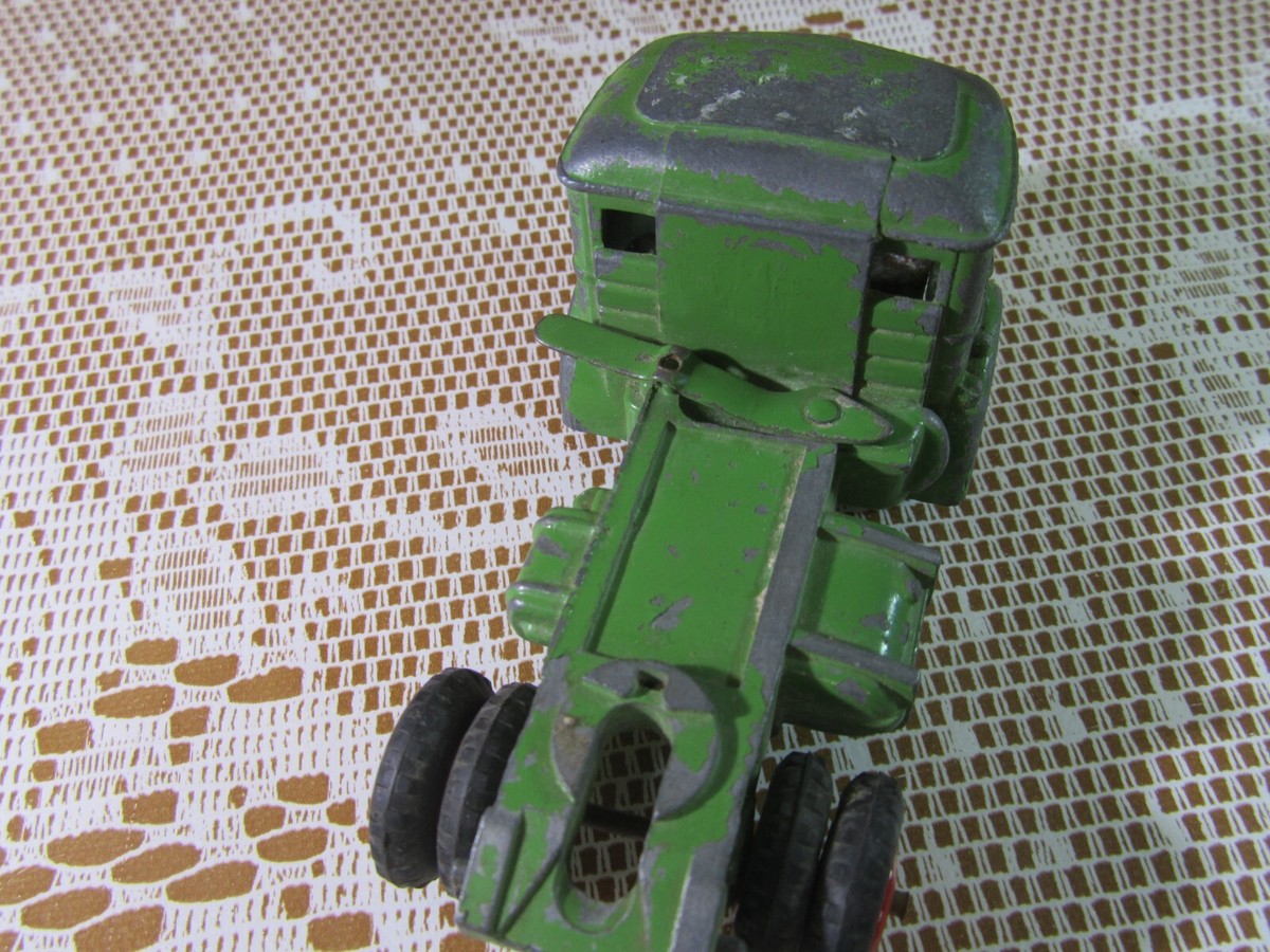 769Y Vintage 1959 CIJ 3/80 France Renault Fainéant Benne Basculante Vert 1:55