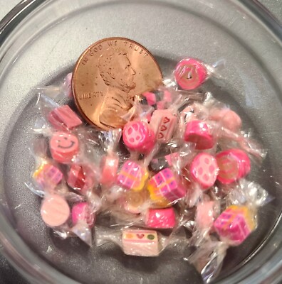 Miniature Hand Wrapped  Variety Pack of Pink Candy 25 pcs for #3