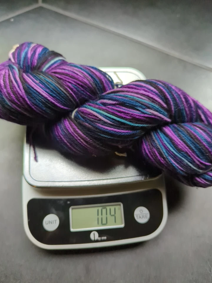 Set Of 3 Sock 100gr Skeins Of Mystery Sport?   Sock?  Soft And Plied & Hand Dyed - Image 3 of 4