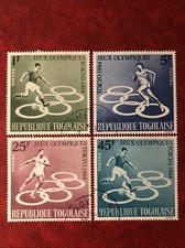Timbres Togo 1964 OCCASION Jeux Olympiques à Tokyo, Japon
