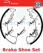 Apec Braking Replacement 255mm x 46mm Drum Brake Shoes Set SHU453(with adjuster)